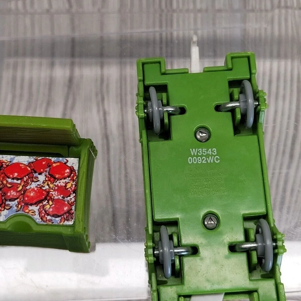 7 pc Fisher-Price Thomas TrackMaster Train Car McColl Farm Crane Cargo Crab‎